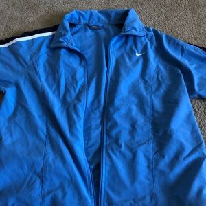 Blue nike windbreaker